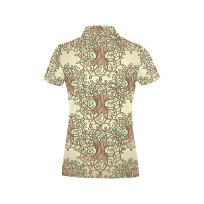 Celtic Tree of life Women's Polo Shirt