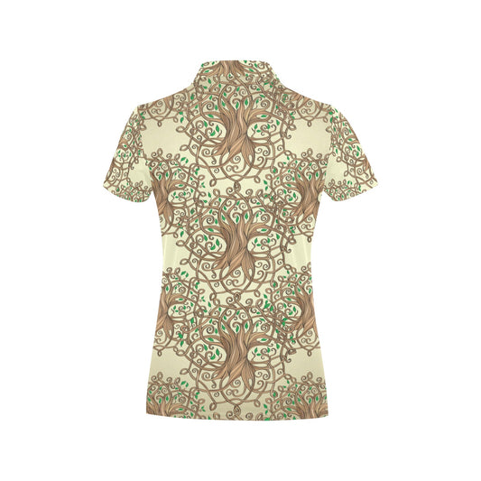 Celtic Tree of life Women's Polo Shirt