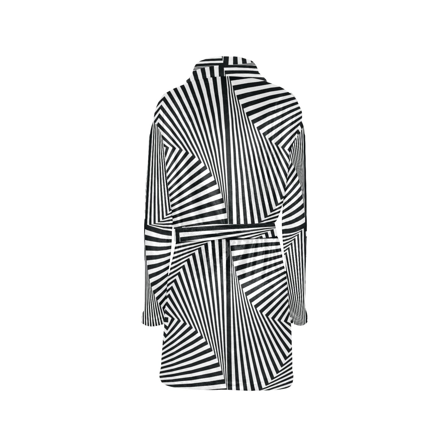 Vortex Print Design LKS302 Women's Fleece Robe