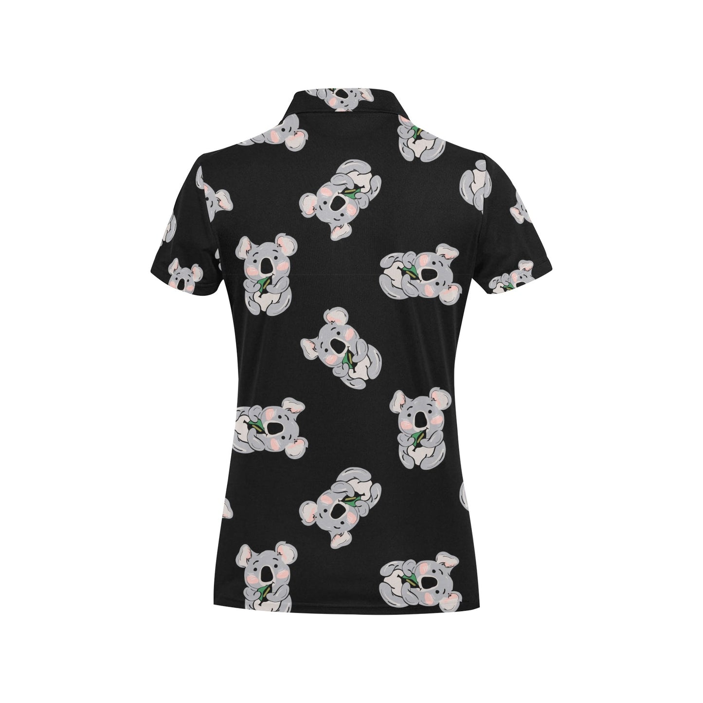 Koala Pattern Print Design 05 Women's Polo Shirt