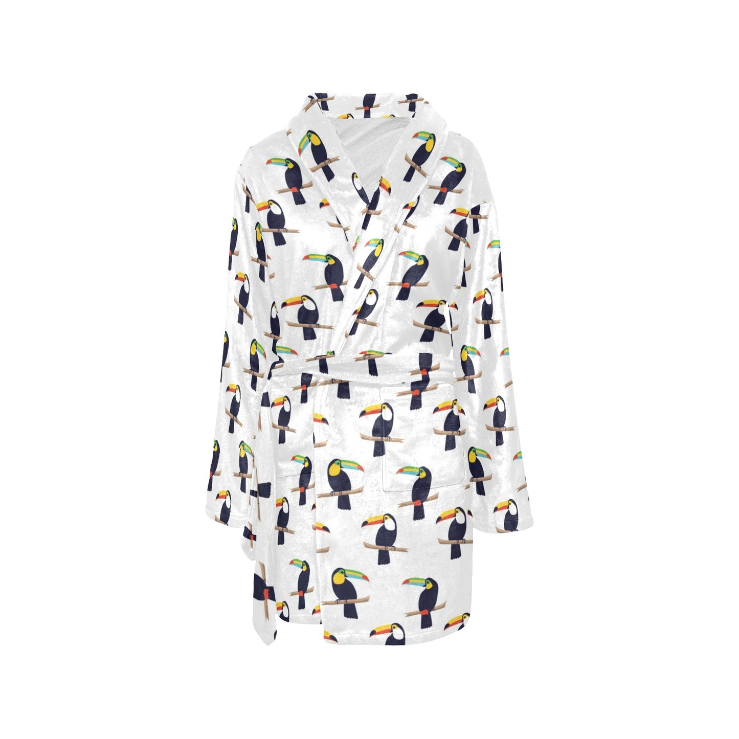 Toucan Print Design LKS305 Women's Fleece Robe