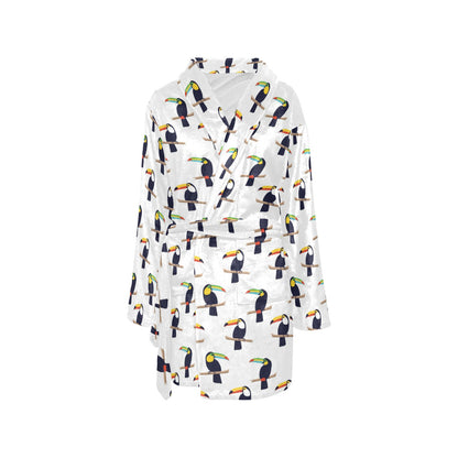 Toucan Print Design LKS305 Women's Fleece Robe
