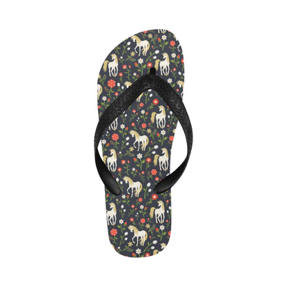 Unicorn Print Design LKS301 Flip Flops