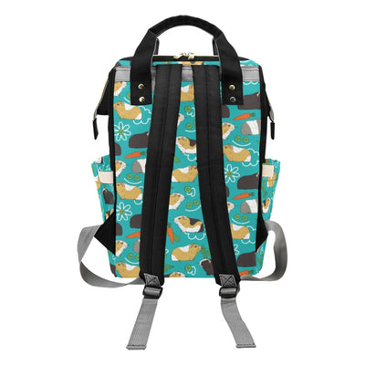 Guinea Pig Print Design LKS402 Diaper Bag Backpack