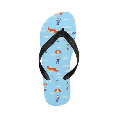 Skydiver Print Design LKS304 Flip Flops