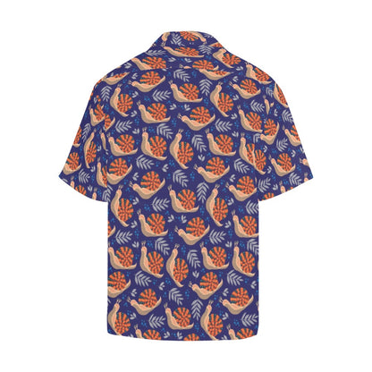 Snail Print Design LKS401 Men's Men's Hawaiian Shirt