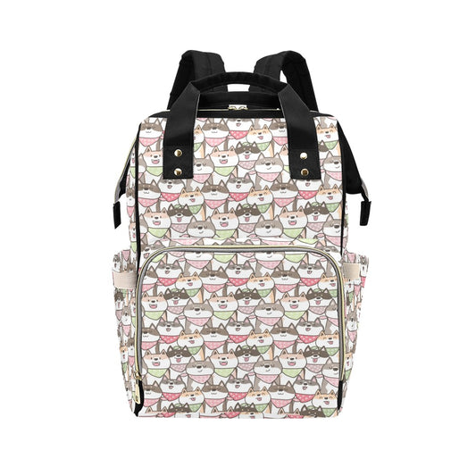 Shiba Inu Print Design LKS305 Diaper Bag Backpack