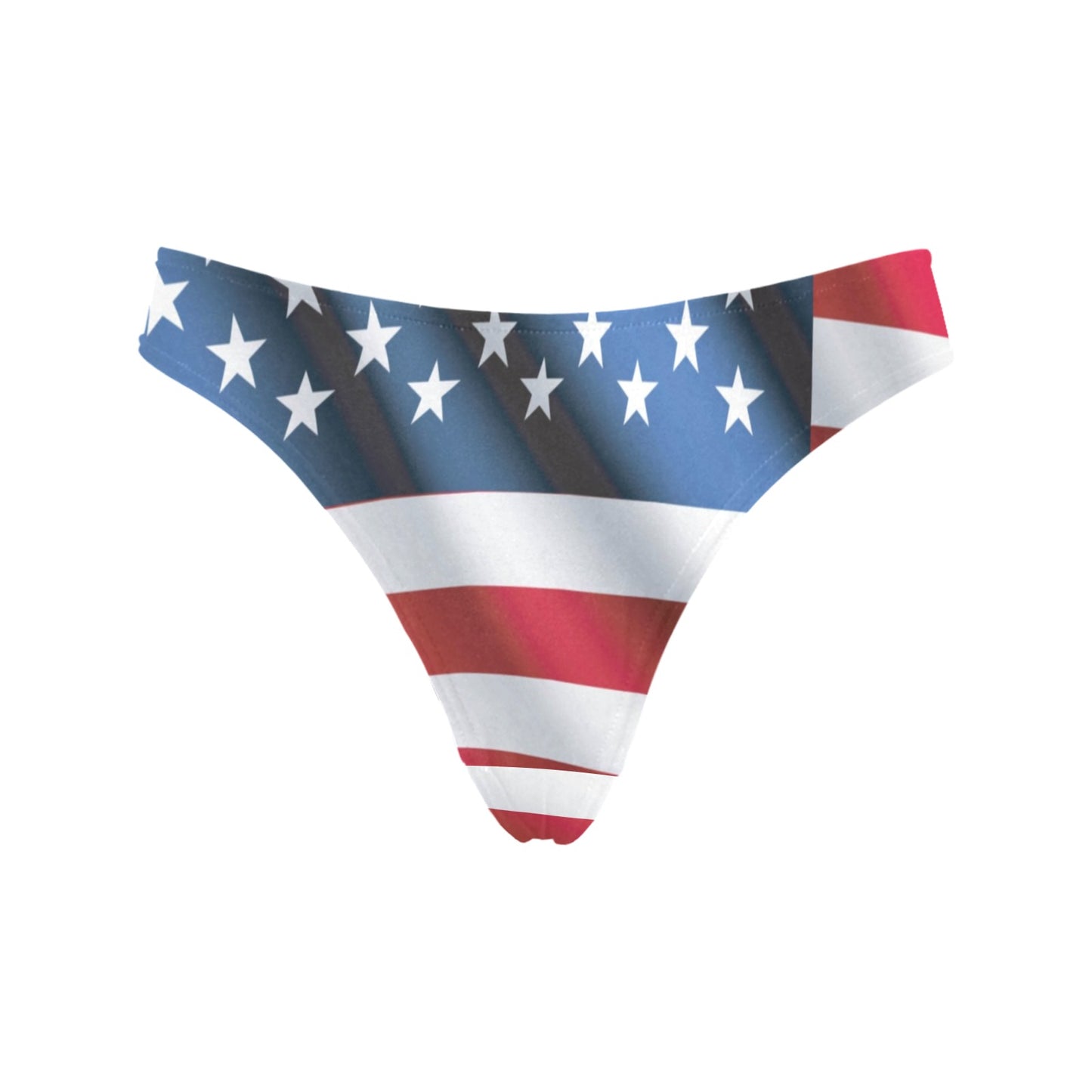 American flag Classic Women's Thongs