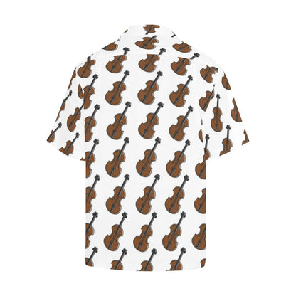Violin Print Design LKS405 Men's Men's Hawaiian Shirt