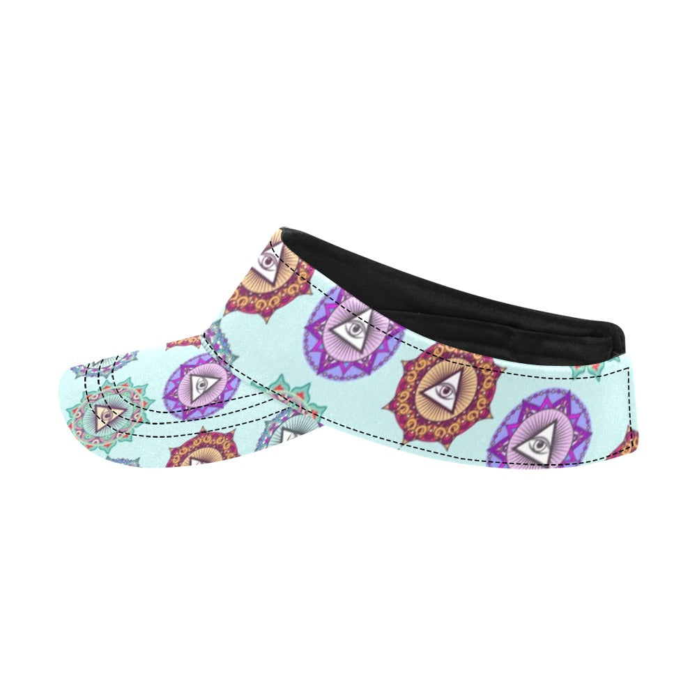 Third Eye Print Design LKS302 Unisex Sun Visor