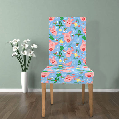 Pig Print Design LKS404 Dining Chair Slipcover