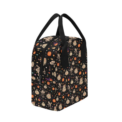 Mummy Halloween Print Design LKS303 Insulated Lunch Bag