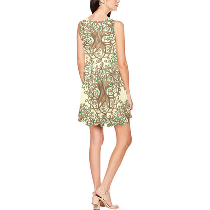 Celtic Tree of life Sleeveless Dress