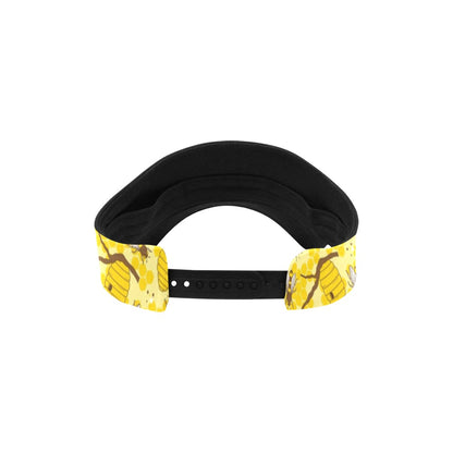 Bee With Honeycomb Print Design LKS302 Unisex Sun Visor