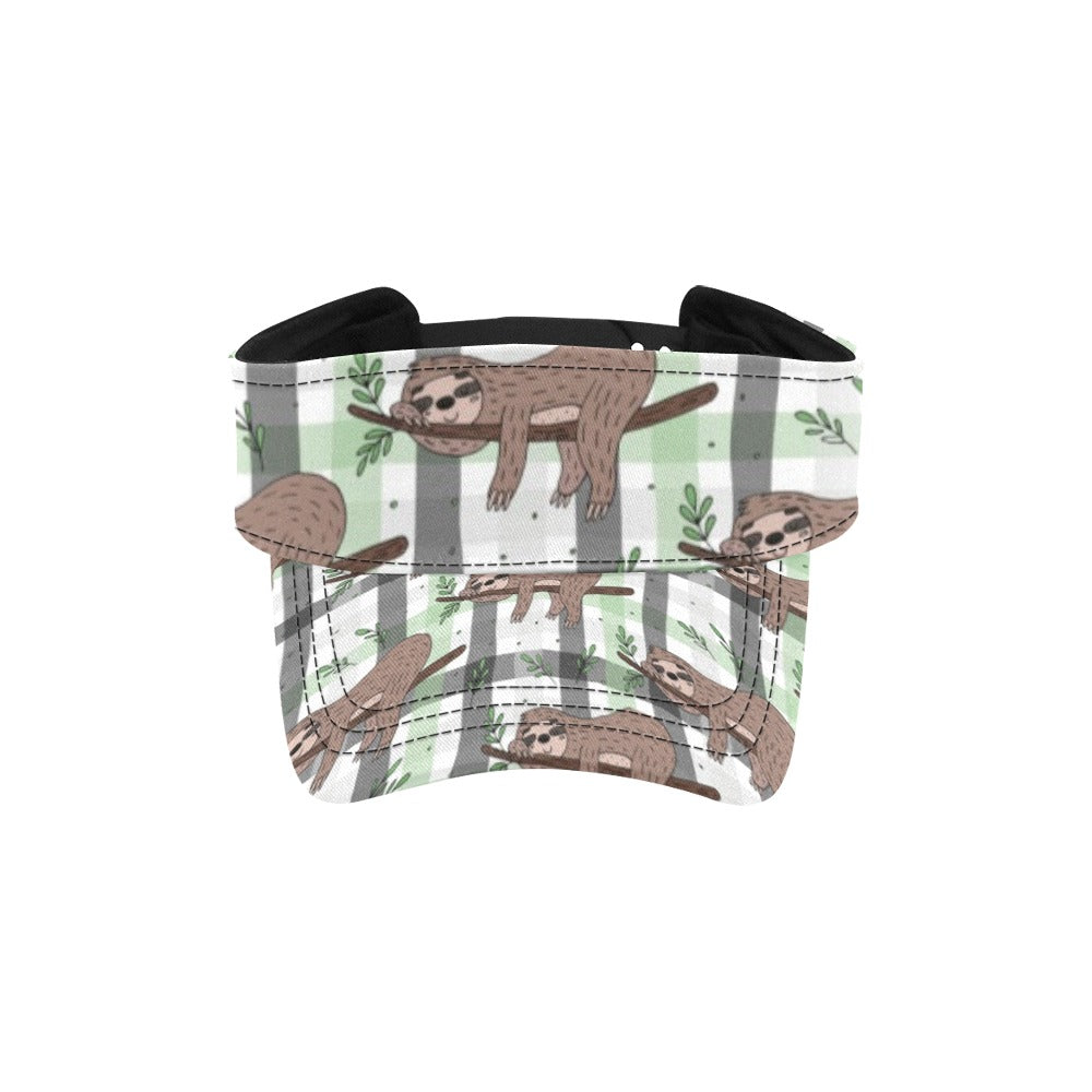 Sloth Print Design LKS301 Unisex Sun Visor