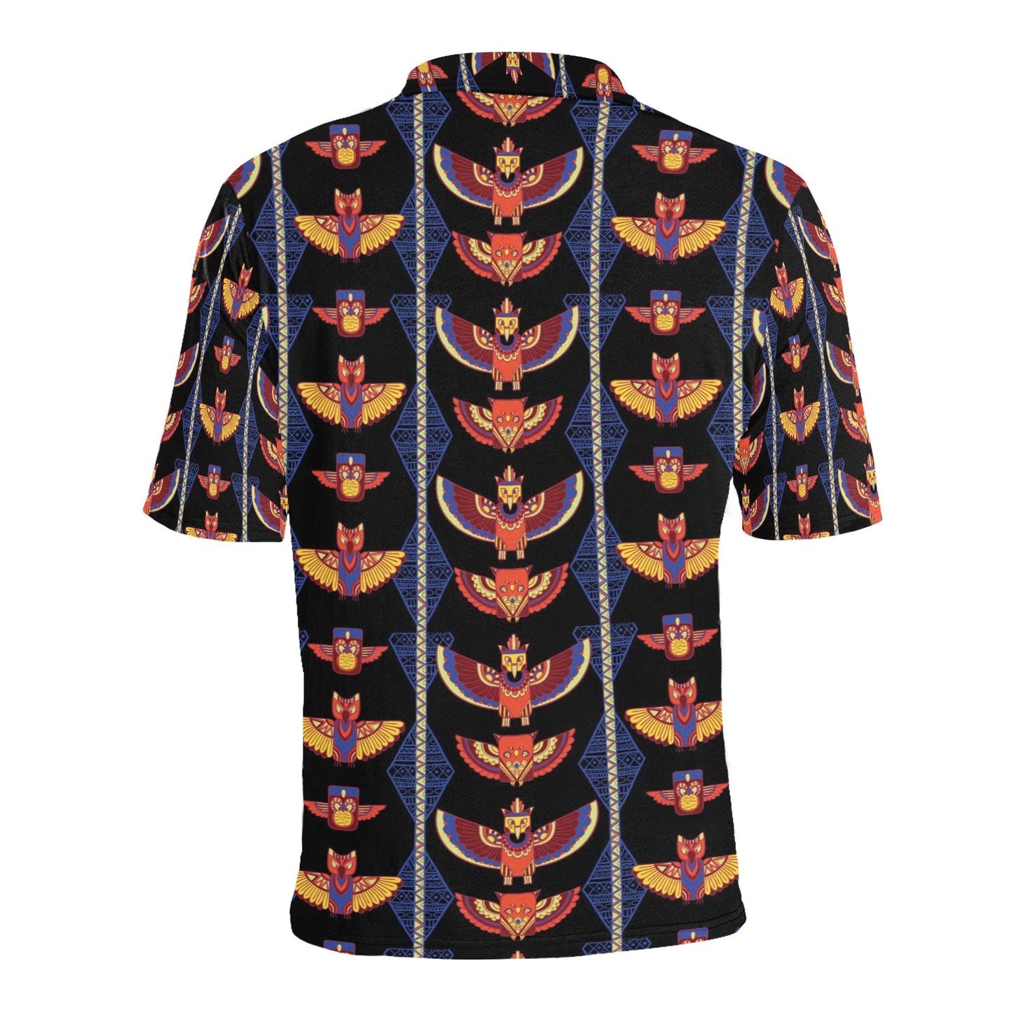 Totem Print Design LKS301 Men Polo Shirt
