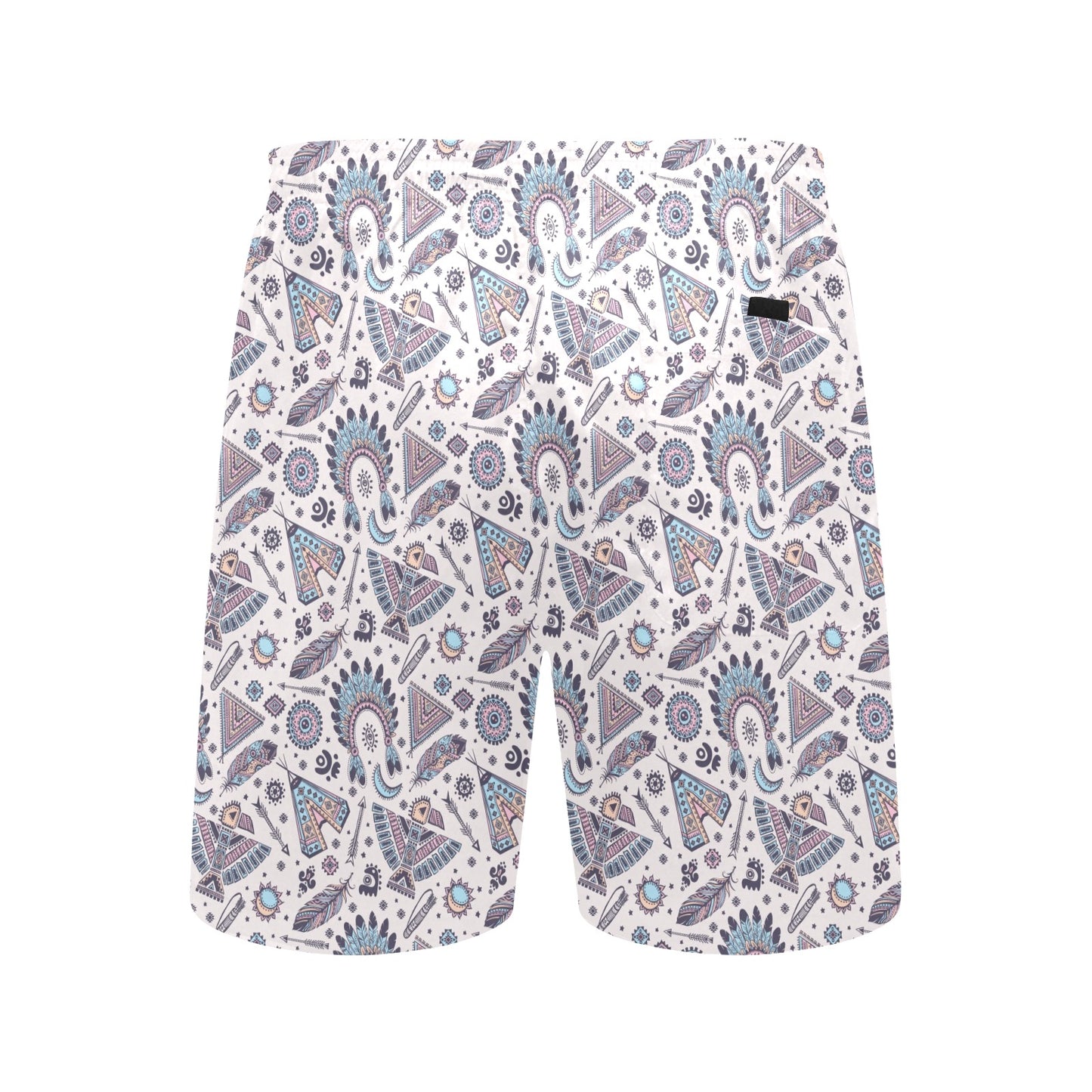 Eagles Native American Indian Symbol Men's Swim Trunks Beach Shorts
