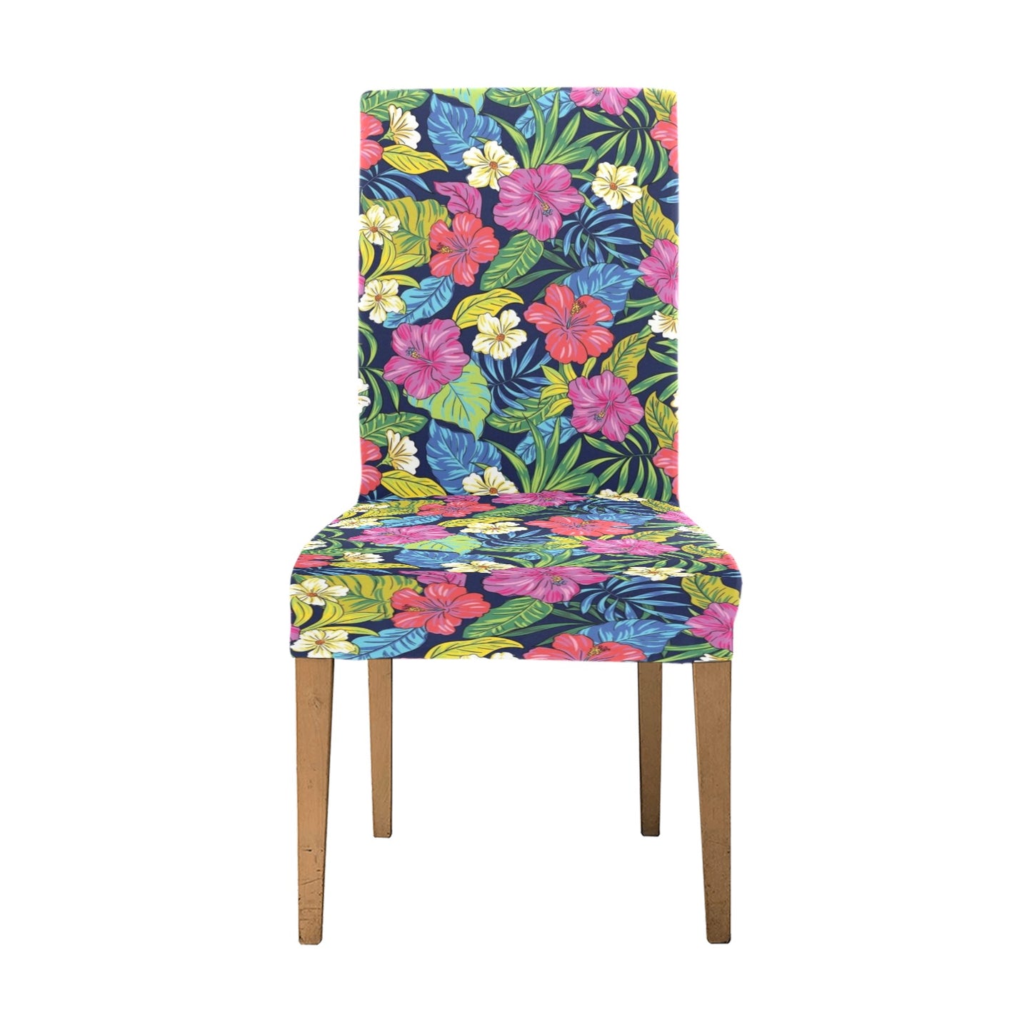 Hibiscus Print Design LKS3010 Dining Chair Slipcover