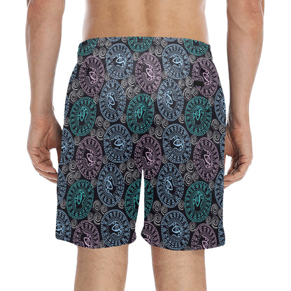 Eye of Horus Ethnic Pattern Men's Swim Trunks Beach Shorts