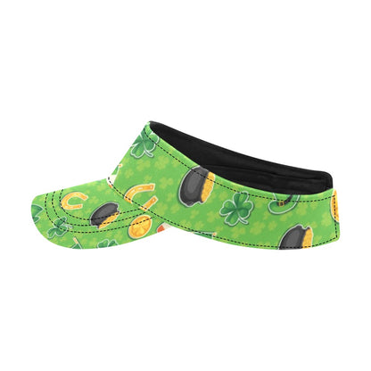 Shamrock Saint Patrick's Day Print Design LKS302 Unisex Sun Visor