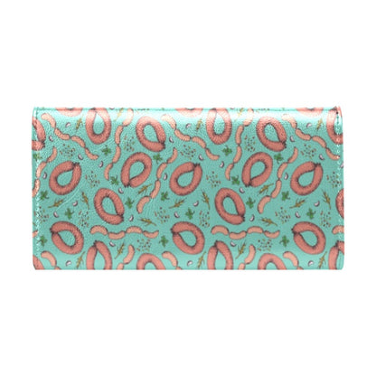 Sausage Print Design LKS303 Women's Trifold Wallet