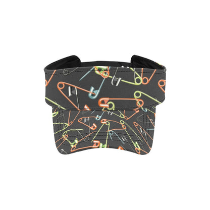 Safety Pin Print Design LKS301 Unisex Sun Visor