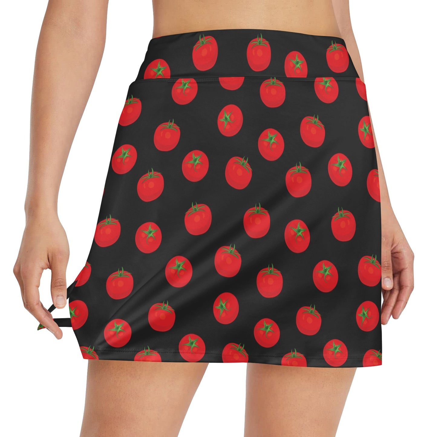 Tomato Print Design LKS305 17" Golf & Pickleball Skort with Pockets