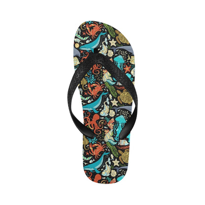 Underwater Animal Print Design LKS301 Flip Flops