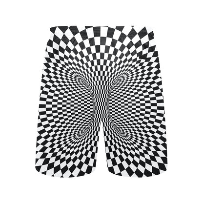 Optical illusion Projection Torus Men's Swim Trunks Beach Shorts