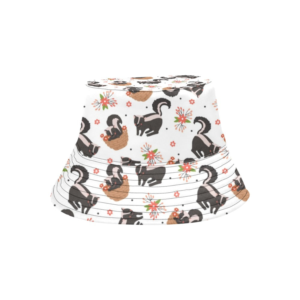 Skunk Print Design LKS304 Unisex Bucket Hat