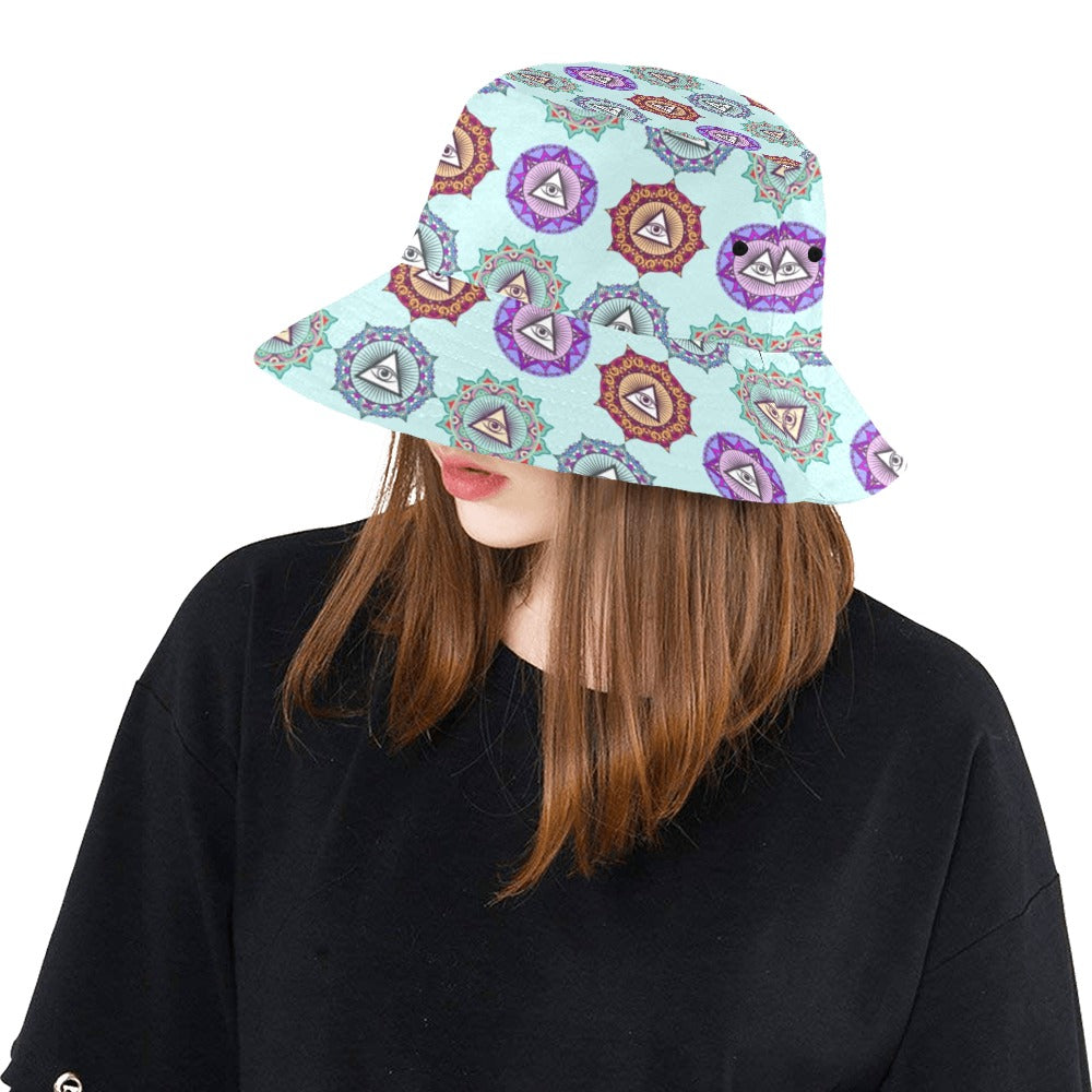 Third Eye Print Design LKS302 Unisex Bucket Hat