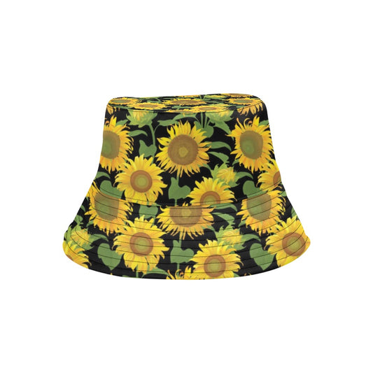 Sunflower Print Design LKS302 Unisex Bucket Hat