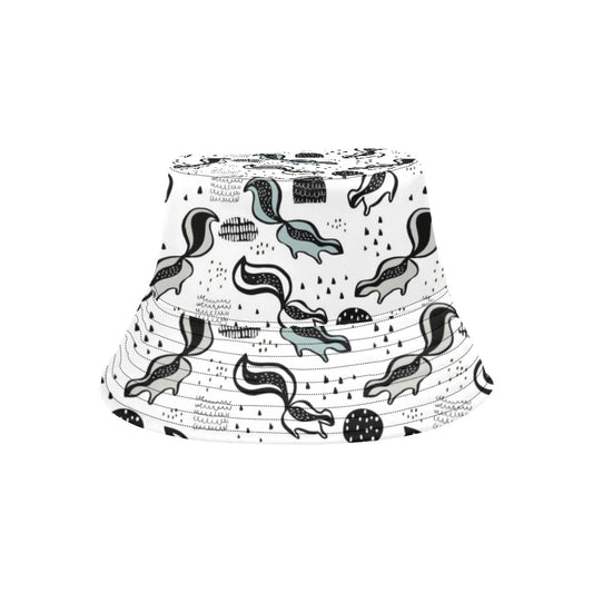 Skunk Print Design LKS303 Unisex Bucket Hat