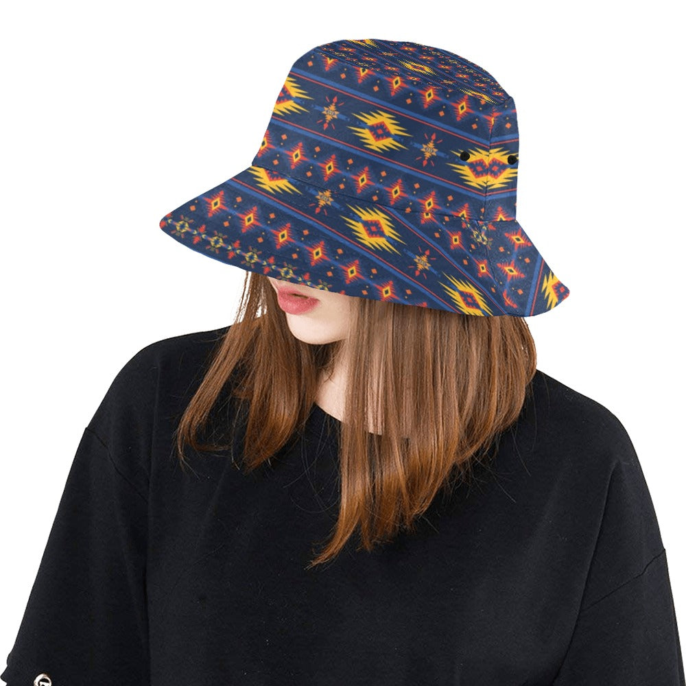 Southwest Pattern Print Design LKS306 Unisex Bucket Hat