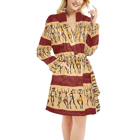 African People Women's Fleece Robe