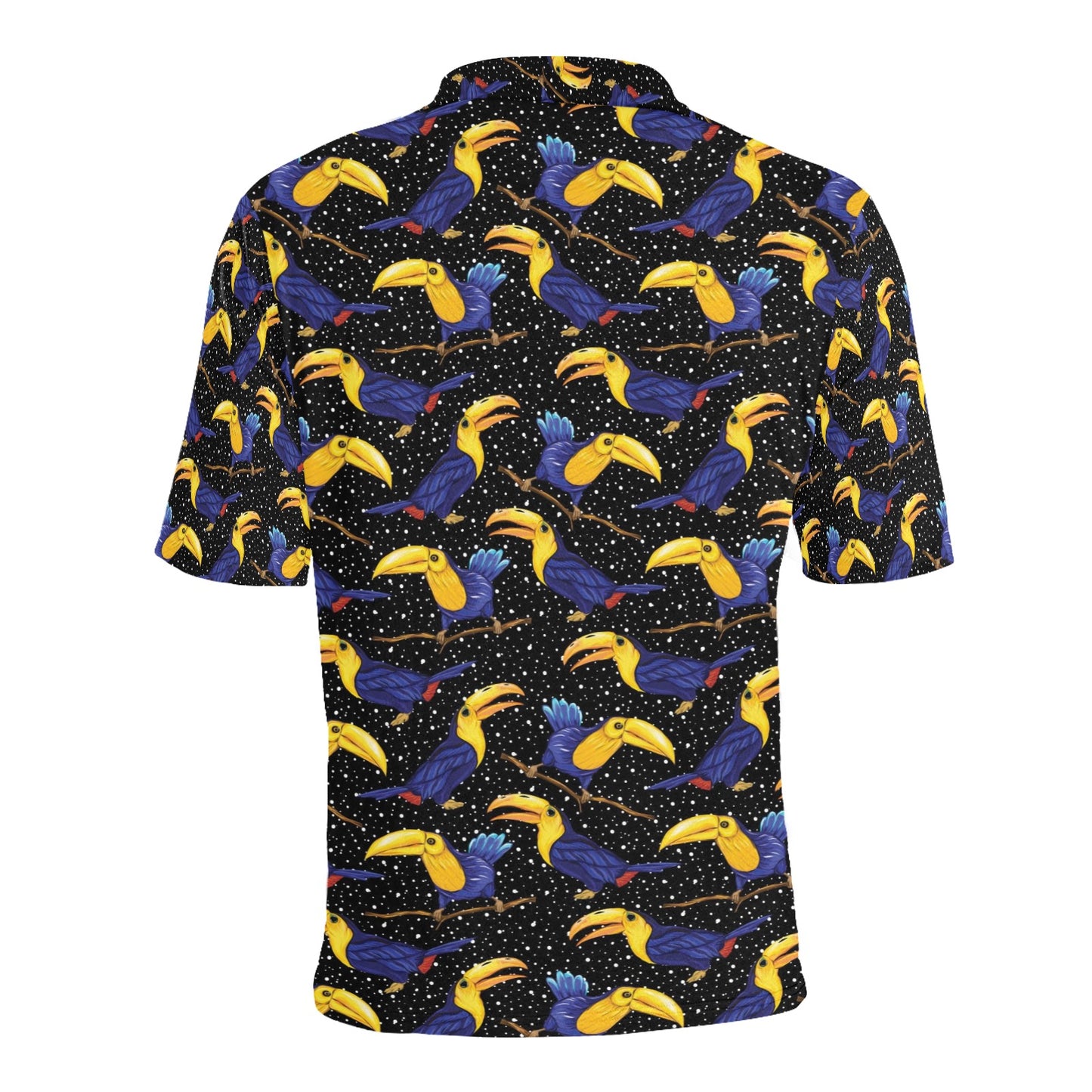 Toucan Print Design LKS307 Men Polo Shirt