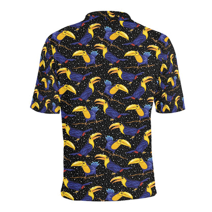 Toucan Print Design LKS307 Men Polo Shirt