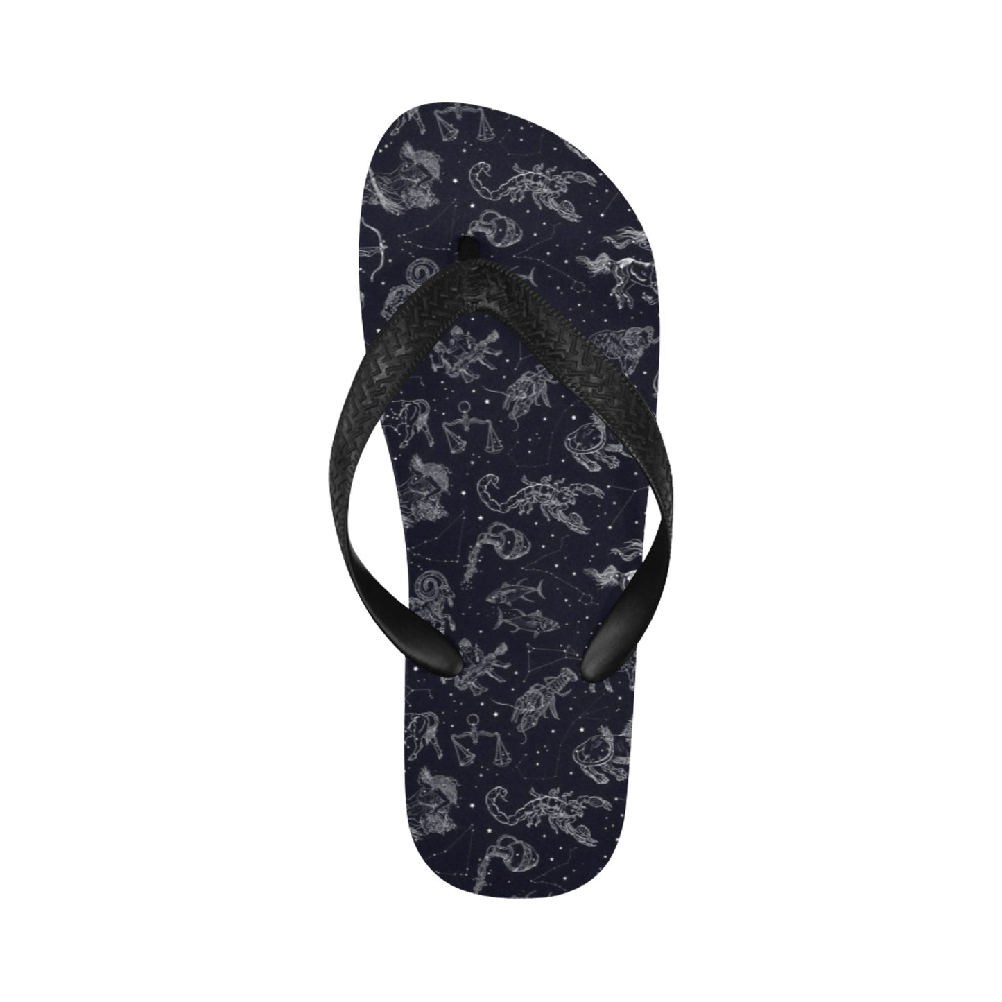 Zodiac Print Design LKS304 Flip Flops