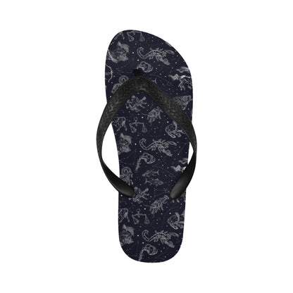 Zodiac Print Design LKS304 Flip Flops