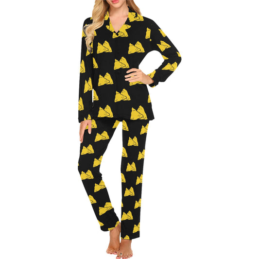 Nachos Pattern Print Design A02 Women's Long Pajama Set
