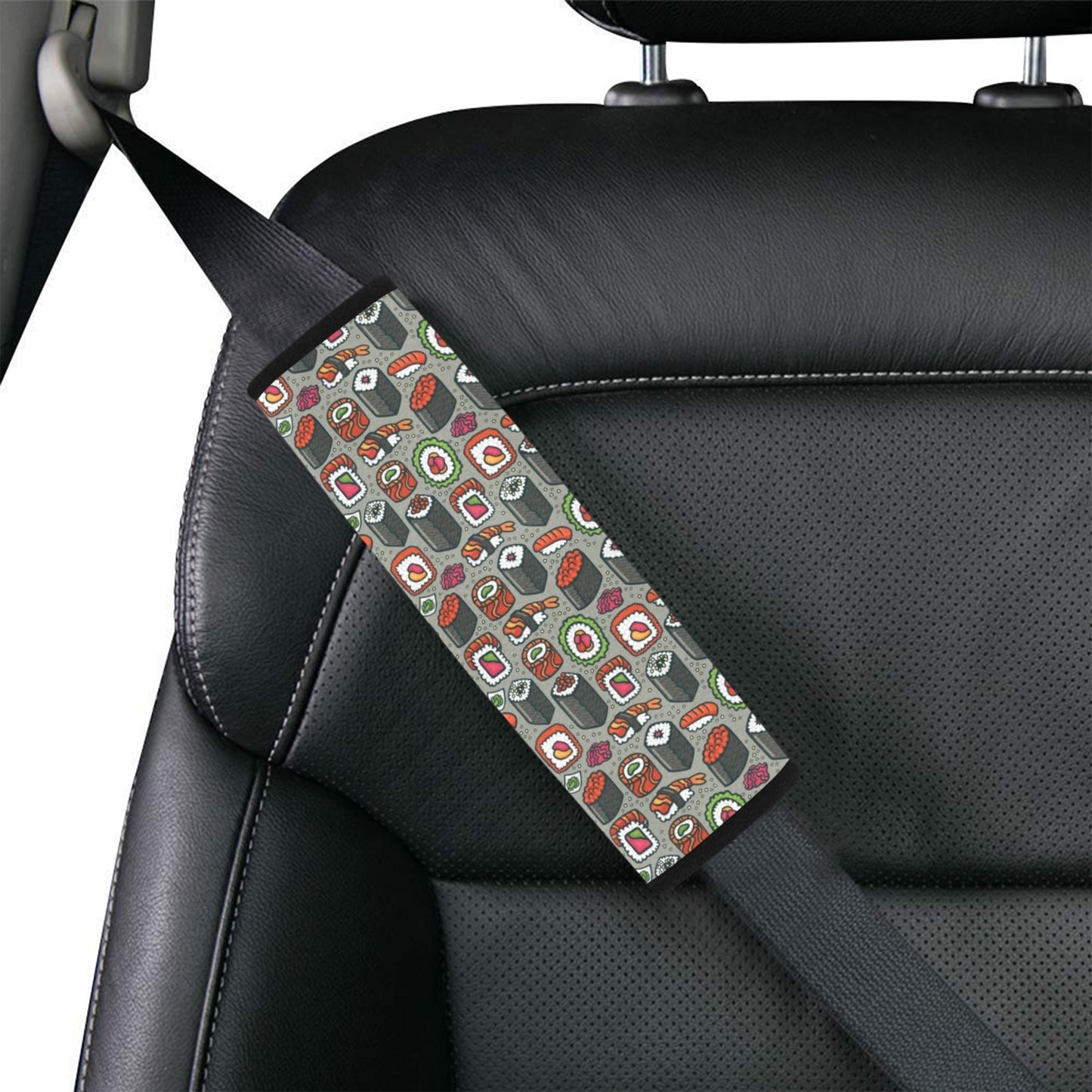 Sushi Print Design LKS301 Car Seat Belt Cover