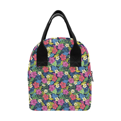 Hibiscus Print Design LKS3010 Insulated Lunch Bag