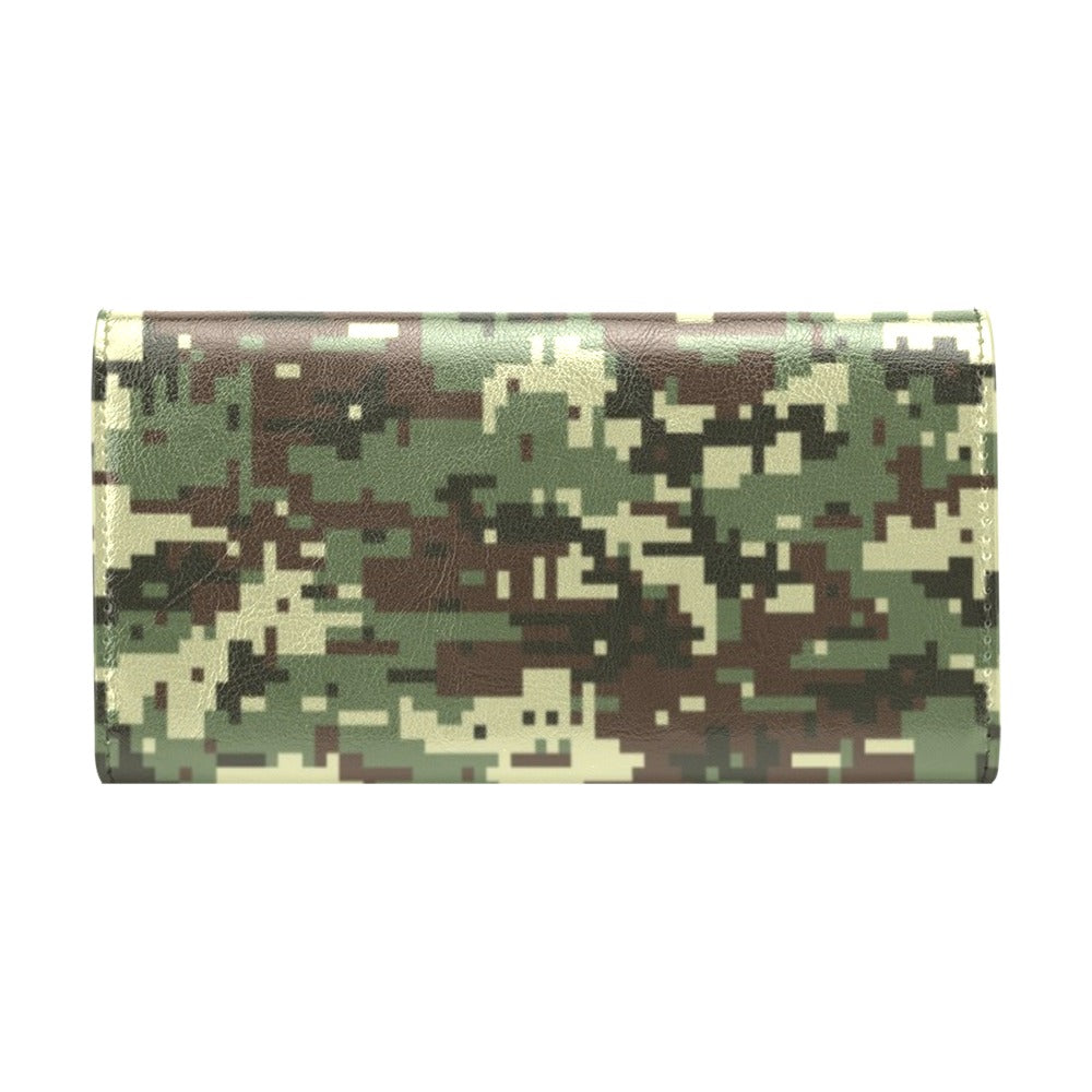 ACU Digital Army Camouflage Women's Trifold Wallet