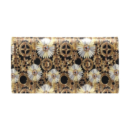 Steampunk Print Design LKS305 Women's Trifold Wallet