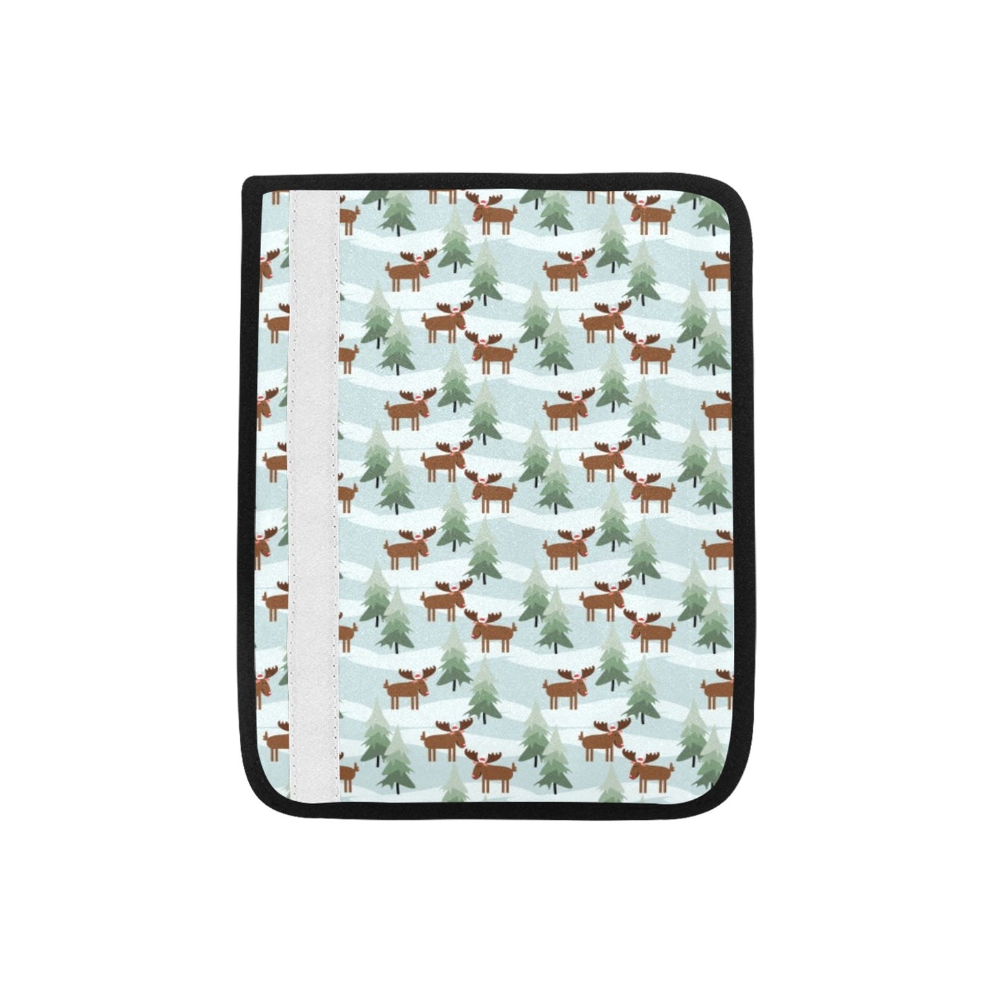 Moose Print Design LKS402 Car Seat Belt Cover