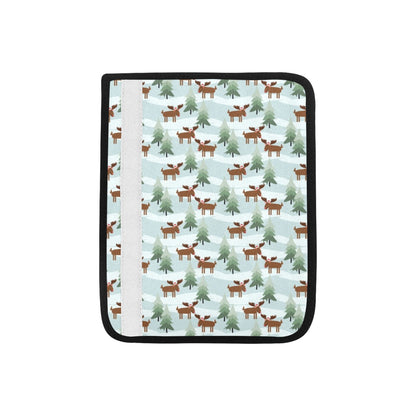 Moose Print Design LKS402 Car Seat Belt Cover