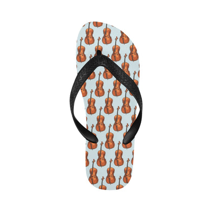 Violin Print Design LKS406 Flip Flops