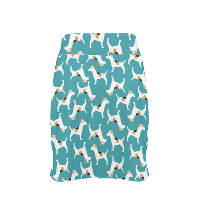 Russell Terriers Print Design LKS301 17" Golf & Pickleball Skort with Pockets