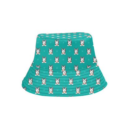 Siberian Huskies Print Design LKS304 Unisex Bucket Hat