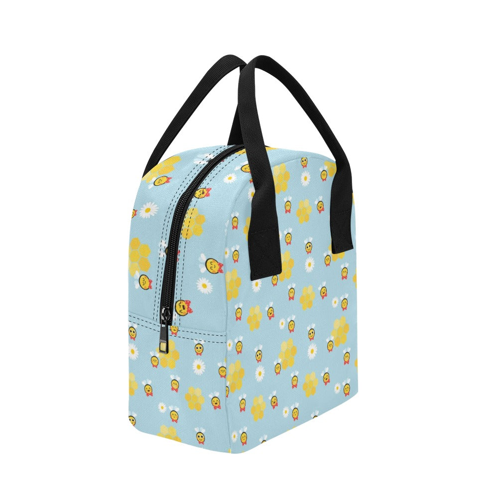 Bee Cute Print Design LKS304 Insulated Lunch Bag
